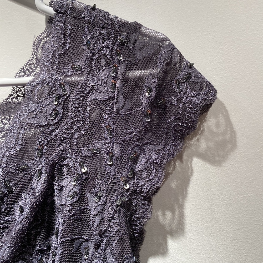 Dark Grey lace dress - Picture 5 of 7